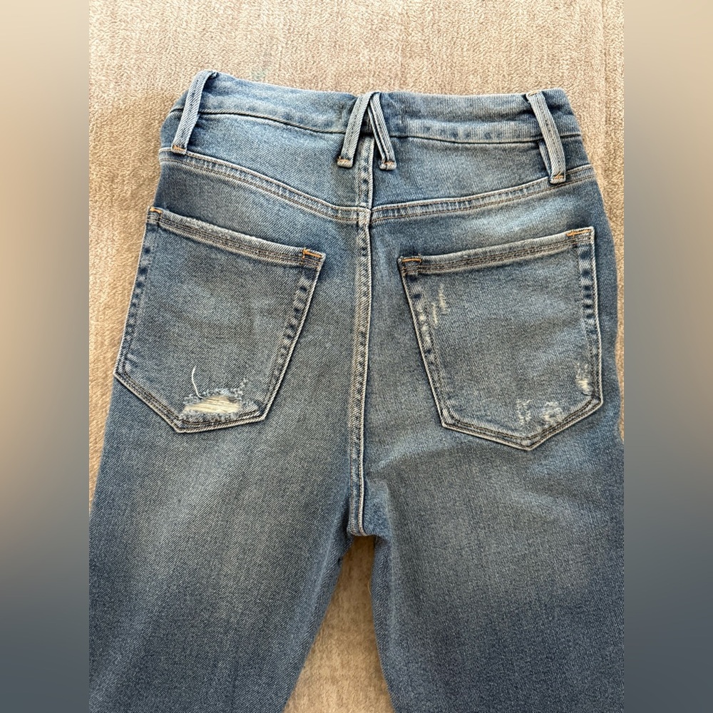 GENTLY WORN - Good American Good Curve Skinny Jeans Size 0/25 - Picture 3 of 7